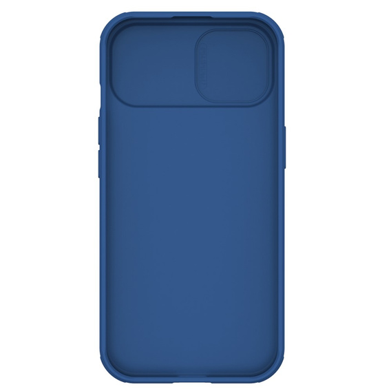 бронированный чехол Nillkin для iPhone 15 Plus, CamShield Pro, синий