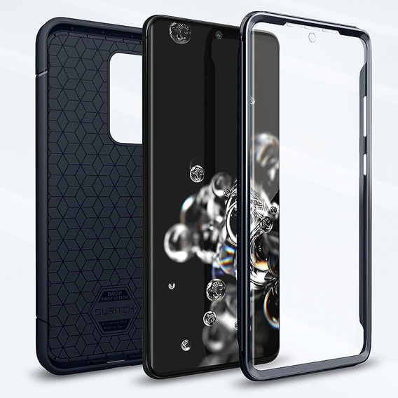 Чехол до Samsung Galaxy S20 Ultra, Suritch Basic (Two Frames), темно-синий