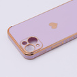 Чехол до Apple iPhone 13, Electro heart, фиолетовый