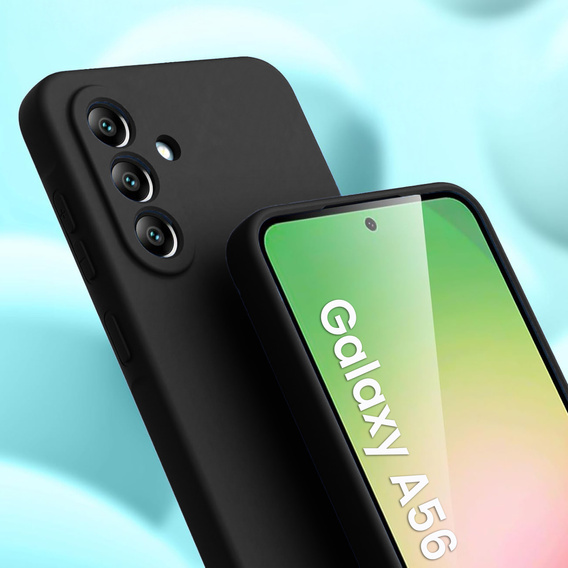 Чехол до Samsung Galaxy A56 5G, Silicone Lite, чёрный