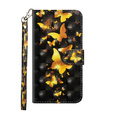 Etui Flexi Book do Xiaomi Redmi 9A - Gold Butterfly 