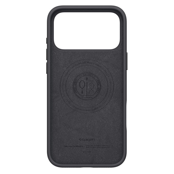 Чохол Spigen для iPhone 17 Pro, Silicone Fit MagSafe, чорний
