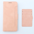 Футляр з клапаном для Xiaomi 13T / 13T Pro, Card Slot, рожевий