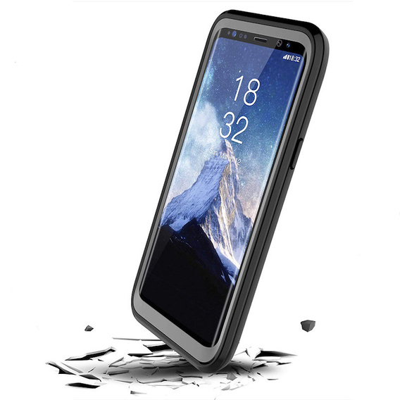 Чoхол Shockproof до Samsung Galaxy S9, із захисним екраном, м'яти