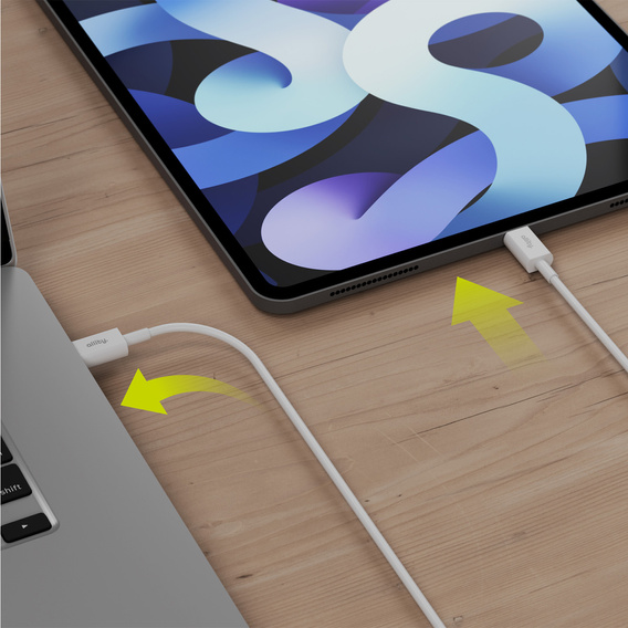 Адептер HOCO - USB-C TYPE-C на Lightning, Black