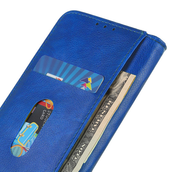 Флип-кейс для Oppo Reno8 T, Split Leather, синий