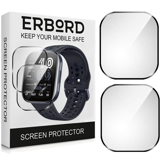 2x Гібридне скло ERBORD для Amazfit BIP 6