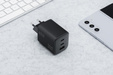 Сетевое зарядное устройство XO CE12, USB-C, 20 Вт + кабель USB-C - Lightning, белый