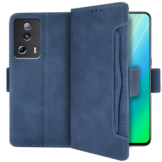 Откидной чехол для Xiaomi 13 Lite, Card Slot, синий