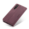 Чехол CASEME для Samsung Galaxy A70, Leather Wallet Case, бордовый