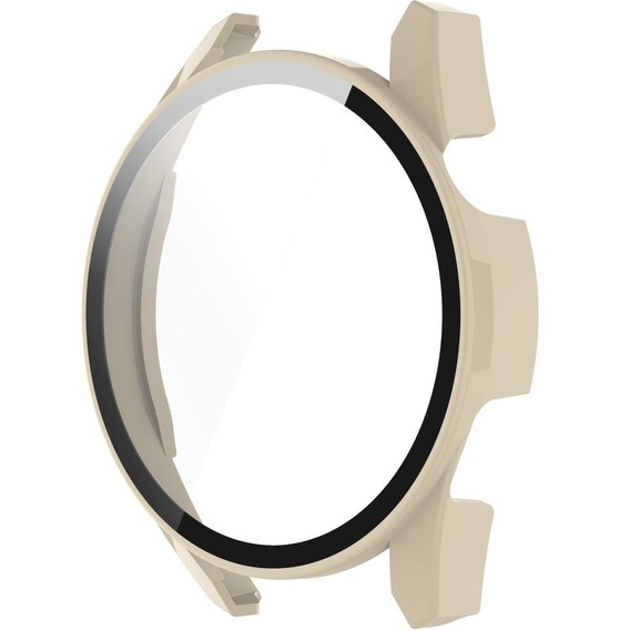 2в1 чехол и защитное стекло для часов Huawei Watch GT 3 42mm, Case, Beige