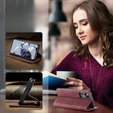 Чехол CASEME для Xiaomi 12T / 12T Pro, Leather Wallet Case, красный