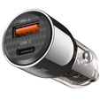 Автомобильное зарядное устройство XO CC58 USB-A-Type-C 95 Вт, черный