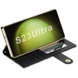 Фліп-чохол для Samsung Galaxy S23 Ultra, GKK Mirror Wallet, чорний