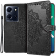 Чохол-книжка для Infinix Note 30 5G, Mandala, чорний