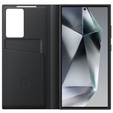 Оригинальный чехол Samsung для Galaxy S24 Ultra, S View Wallet Cover, чёрный