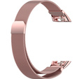 Браслет Milanese Fine Mash 2 до Huawei Band 6 / Honor Band 6, Rose Gold