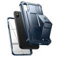 Бронированный чехол для iPhone X / XS, Dexnor Full Body, темно-синий