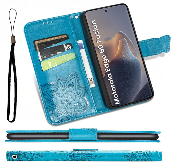 Чохол-книжка для Motorola Edge 60 / 60 Fusion, Butterfly, м'яти