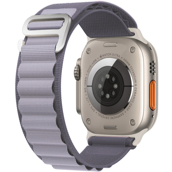 Нейлоновый ремешок для Apple Watch 1/2/3/4/5/6/7/8/SE/ULTRA 42/44/45/49 мм, серый