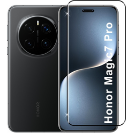 3D загартоване скло для Honor Magic 7 Pro, чорна рамка