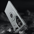 Чехол MagSafe для Samsung Galaxy S24 Ultra, Military Magnet, зелёный