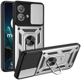 Чохол NOX Camera Slide Motorola Edge 40 Neo, CamShield Slide, срібло