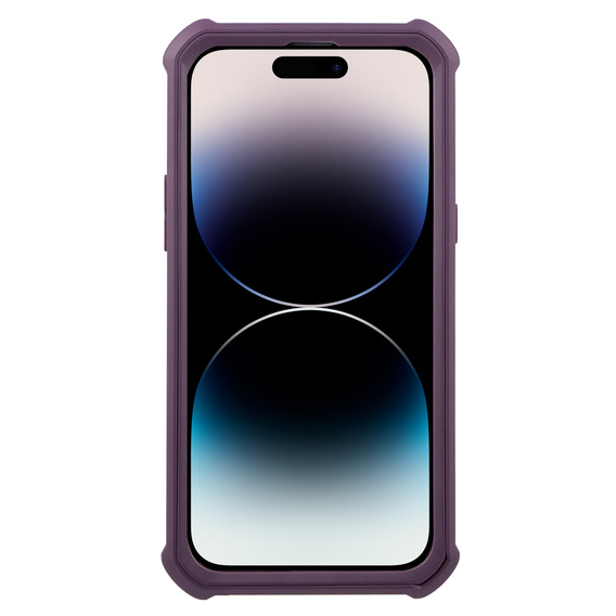 Броньований чохол для iPhone 14 Pro Max, Dexnor Full Body, фіолетовий