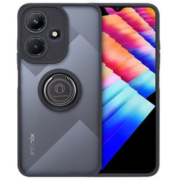 Чохол для Infinix Hot 30i, Frosted Ring, чорний