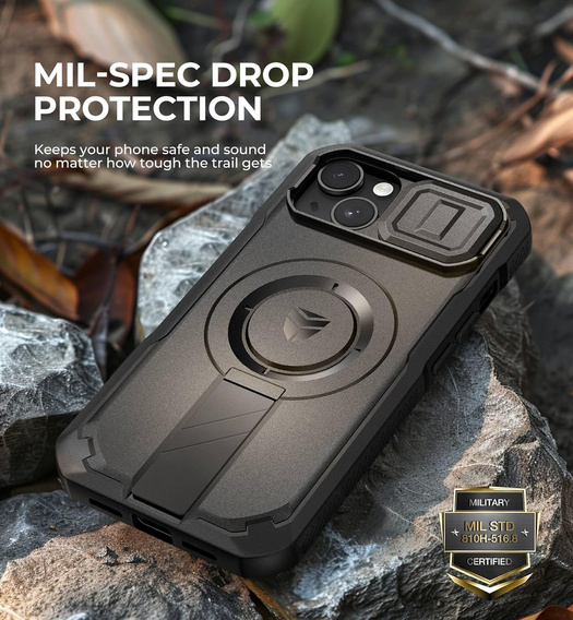 Бронированный чехол Dexnor CamProtect MagSafe для iPhone 13 / 14