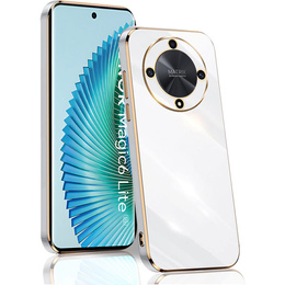 Чехол для Honor Magic 6 Lite 5G, Glamour CamShield, белый