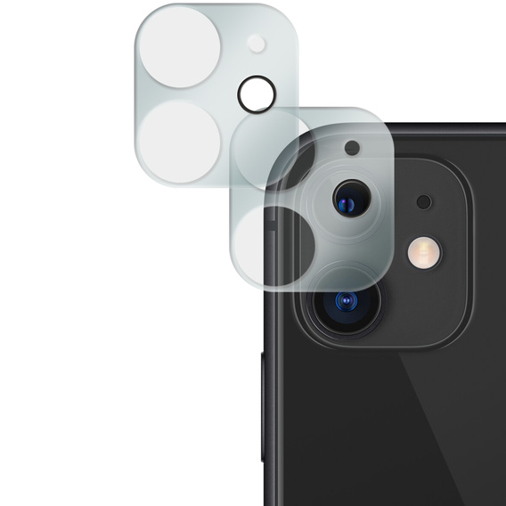 2x закаленное стекло ERBORD для камеры iPhone 12