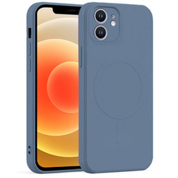 Чехол Silicone до iPhone 11, MagSafe, Blue