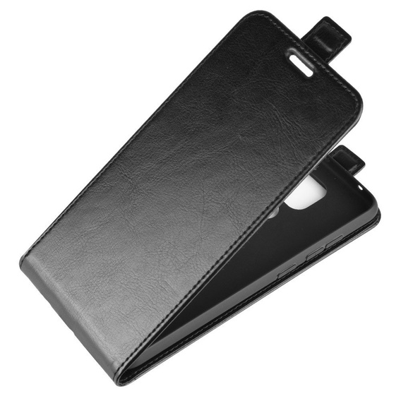 Откидной чехол для Xiaomi Redmi Note 9, Flip, чёрный
