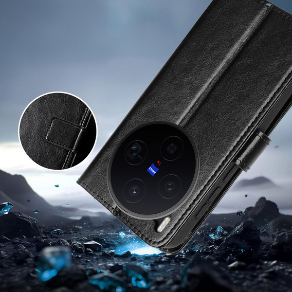 Чохол з клапаном Crazy Horse Wallet для Vivo X300