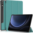 Чохол для Samsung Galaxy Tab S9 FE+ Plus, Smartcase з місцем для стилуса, зелений