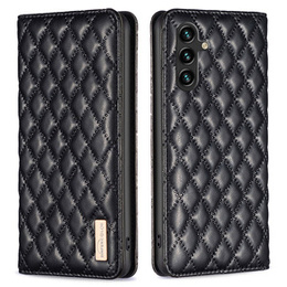 Откидной чехол для Samsung Galaxy A35 5G, Wallet, BINFEN COLOR, чёрный
