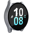 Силиконовый футляр со встроенным защитным стеклом до Galaxy Watch5 40mm, Silver