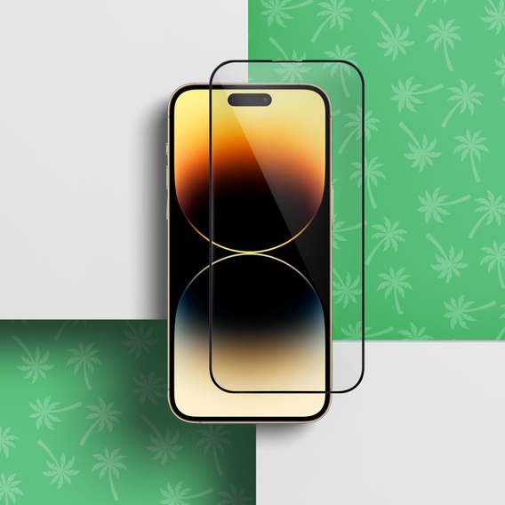 Закаленное стекло 5D Full Glue Smart Palm для iPhone 14 Pro