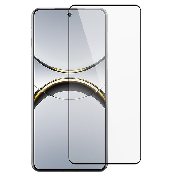3D загартоване скло для Oppo Find X8 Pro, чорна рамка