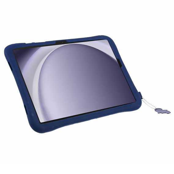 Дитячий силіконовий чохол для Samsung Galaxy Tab A9+ X210 / X215 / X216B, броньований, Космонавт, темно-синій