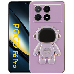 Чехол до Xiaomi Poco F6 Pro, Astronaut, фиолетовый