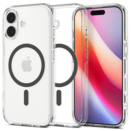 Spigen Ultra Hybrid MagSafe Case для iPhone 17, прозрачный/графитовый