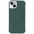 Чехол для iPhone 15, ERBORD Armor Mag, зелёный