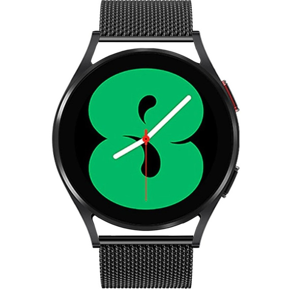 Металический браслет с чехлом для часов Samsung Galaxy Watch 4 40mm, Black