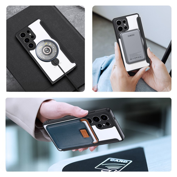 Чехол Dux Ducis до Samsung Galaxy S25 Ultra, Skin X Pro, MagSafe, чёрный