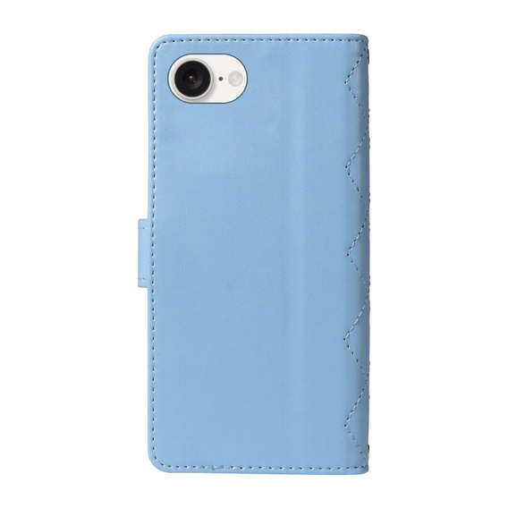 Чохол-сумка для iPhone 16E, Rhombus Crossbody Leather, м'яти