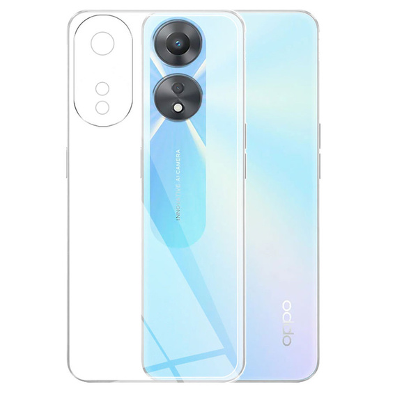 Тонкий корпус для Oppo A78 5G, Slim, прозрачный