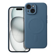 ERBORD Чехол Silicone Mag Cover для iPhone 15, синий