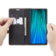 Чехол CASEME для Xiaomi Redmi Note 8 Pro, Leather Wallet Case, чёрный
